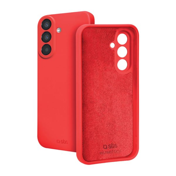1034008-1-etui-na-samsung-galaxy-a37-czerwone-sbs-hurtownia-dropshipping.jpg Aizsargvāciņš Samsung Galaxy A37 Instinct tālrunim - sarkans