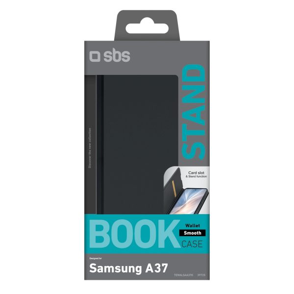 1034012-2-etui-z-klapka-miejscem-na-karte-galaxy-a37-sbs-hurtownia-dropshipping.jpg Samsung Galaxy A37 maciņš ar gludu, atlokāmu vāciņu un karšu nodalījumu - melns