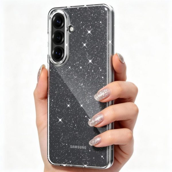 Samsung Galaxy S26+ FlexAir maciņš - caurspīdīgs, mirdzošs