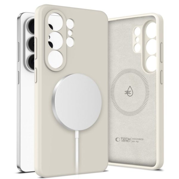 1034022-1-etui-na-samsung-galaxy-s26-ultra-bezowe-tech-protect-hurtownia-dropshipping.jpg Samsung Galaxy S26 Ultra silikona MagSafe maciņš - bēšs