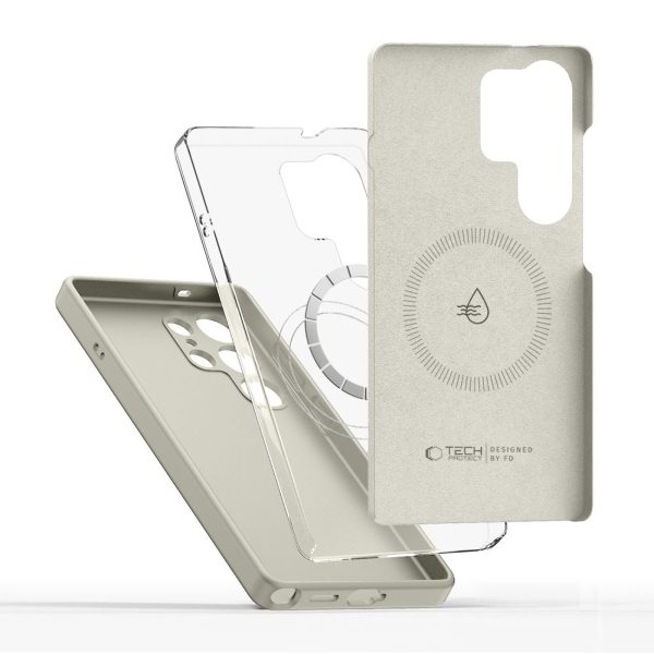 1034022-3-etui-na-samsung-galaxy-s26-ultra-bezowe-tech-protect-hurtownia-dropshipping.jpg Samsung Galaxy S26 Ultra silikona MagSafe maciņš - bēšs