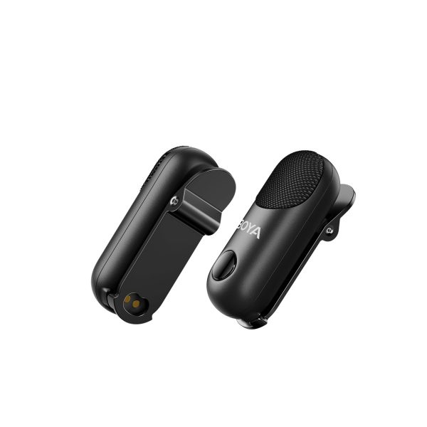 1034027-4-zestaw-mikrofonow-bezprzewodowych-4w1-magic-02-boya-hurtownia-dropshipping.jpg 4-in-1 2.4GHz USB-C bezvadu mikrofonu komplekts MAGIC-02 - melns