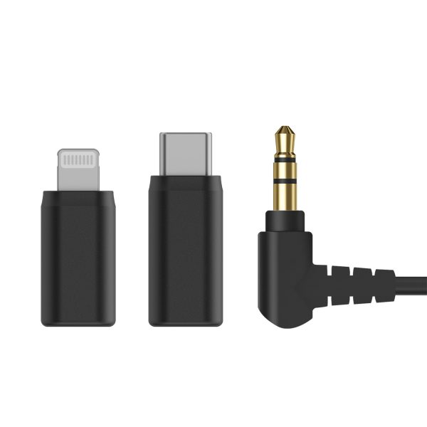 Bezvadu mikrofonu komplekts ar uzlādes maciņu 8 GB 2,4 GHz USB-C