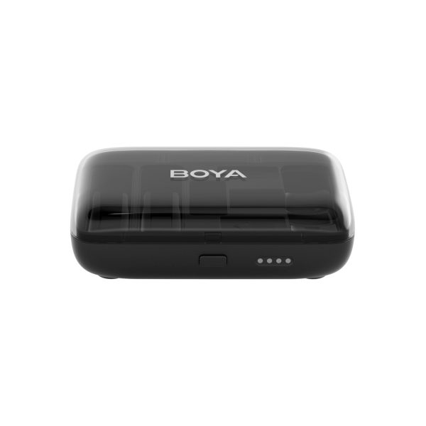Bezvadu mikrofonu komplekts ar korpusu 1000mAh 2.4GHz USB-C
