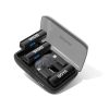 Bezvadu mikrofonu komplekts ar korpusu 1000mAh 2.4GHz USB-C