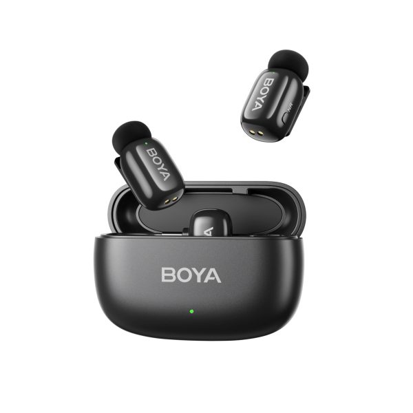 Mini 2-01 2,4 GHz USB-C bezvadu mikrofonu komplekts ar maciņu