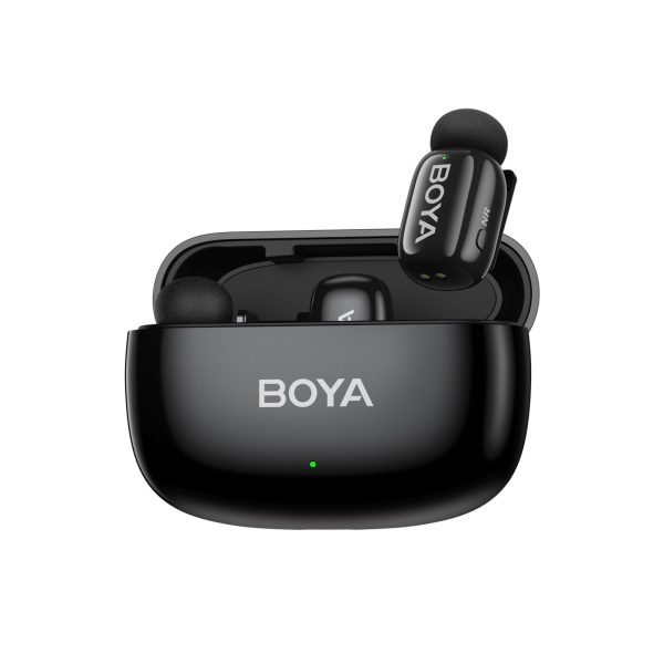 Mini 2-02 2,4 GHz USB-C bezvadu mikrofonu komplekts ar maciņu