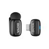 Mini 2-02 2,4 GHz USB-C bezvadu mikrofonu komplekts ar maciņu