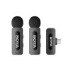 1034039-1-zestaw-mikrofonow-bezprzewodowych-120db-usb-boya-hurtownia-dropshipping.jpg 120dB 2.4GHz USB-C bezvadu mikrofonu komplekts - melns