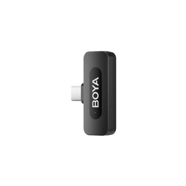 1034039-2-zestaw-mikrofonow-bezprzewodowych-120db-usb-boya-hurtownia-dropshipping.jpg 120dB 2.4GHz USB-C bezvadu mikrofonu komplekts - melns