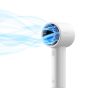 Mini portatīvais ventilators 5000mAh LED - pelēks