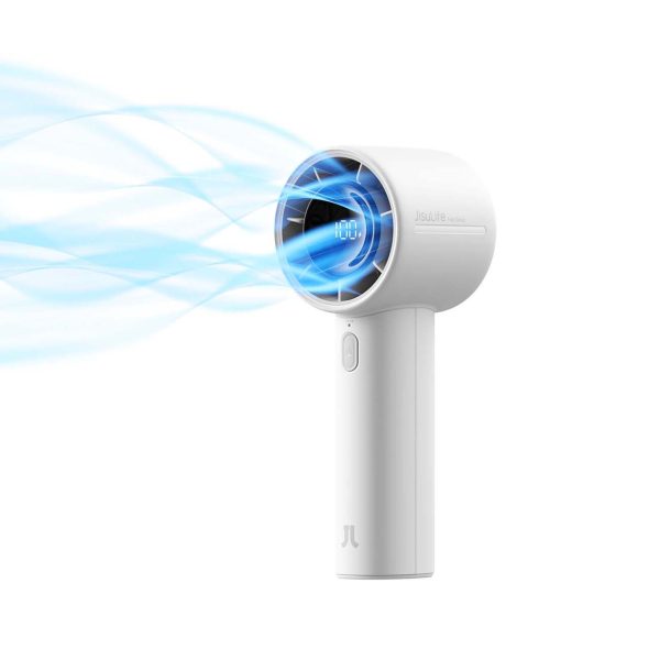Mini portatīvais ventilators 5000mAh LED - pelēks