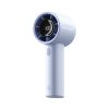 Mini portatīvais ventilators 5000mAh LED - zils