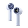 Mini portatīvais ventilators 5000mAh LED - zils