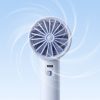 Mini portatīvais ventilators 5000mAh LED - zils