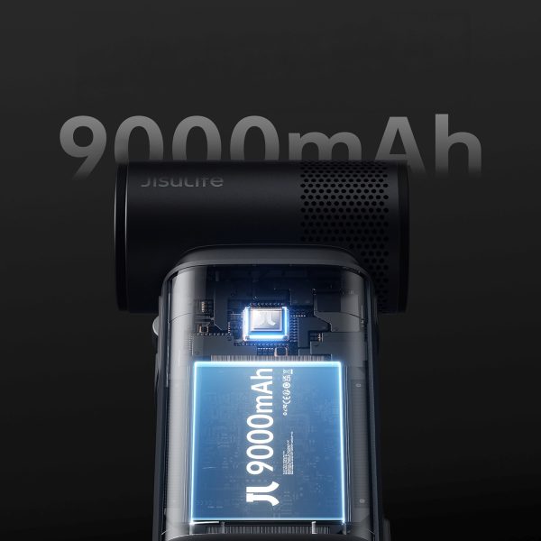 Mini portatīvais ventilators 5-in-1 9000mAh USB - tumši pelēks