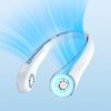 Pārnēsājams kakla ventilators 4000mAh - pelēks