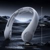 Pārnēsājams kakla ventilators 5000mAh - pelēks