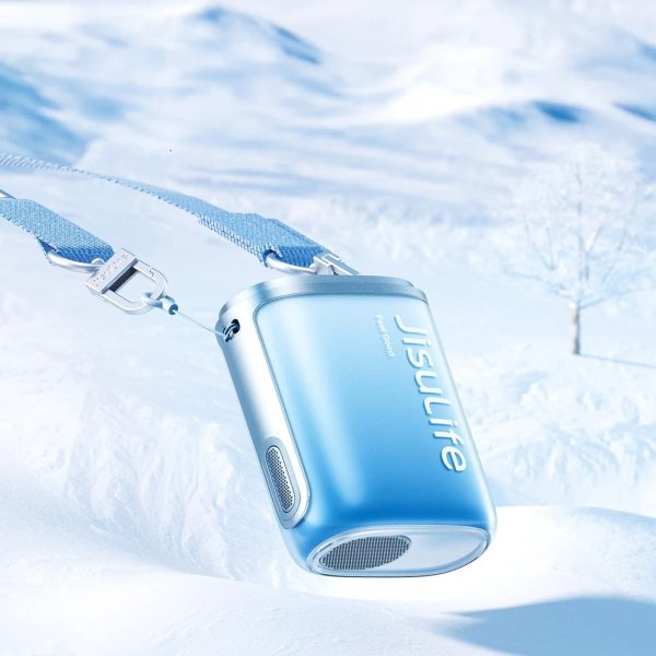 Mini portatīvais ventilators ar aukliņu 4500mAh - zils