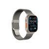 Titāna siksniņa AppleWatch 38/40/41/42/44/45/46/49 mm - sudrabaina