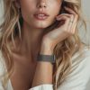 Titāna siksniņa AppleWatch 38/40/41/42/44/45/46/49 mm - sudrabaina