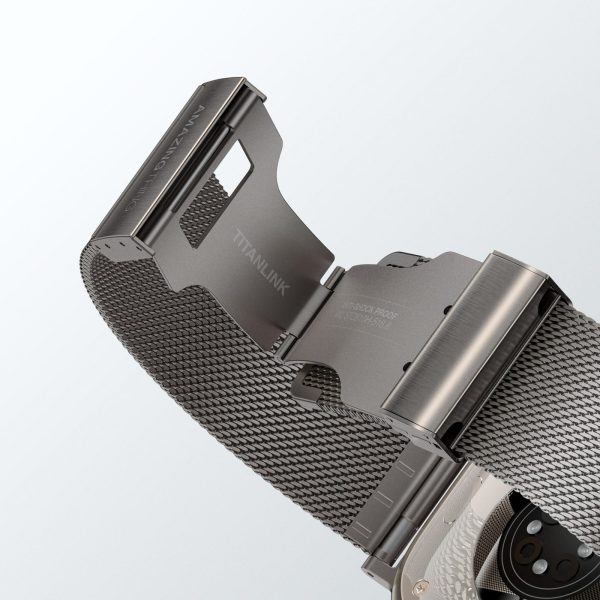 Titāna siksniņa AppleWatch 38/40/41/42/44/45/46/49 mm - sudrabaina