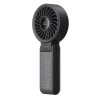 Mini ventilators ar portatīvo ventilatoru, 5 ātrumi, 3600mAh, USB-C, melns