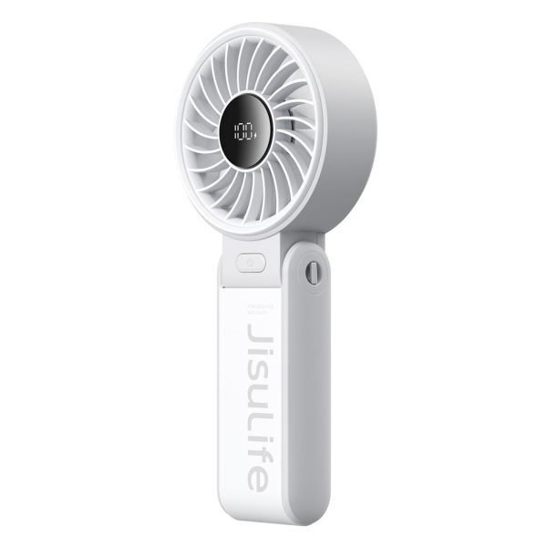 1034071-1-mini-wiatrak-przenosny-5-predkosci-3600-szary-jisulife-hurtownia-dropshipping.jpg Mini ventilators ar portatīvo ventilatoru, 5 ātrumi, 3600mAh, USB-C, pelēks