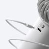 Mini rokas ventilators 3600mAh USB-C - pelēks