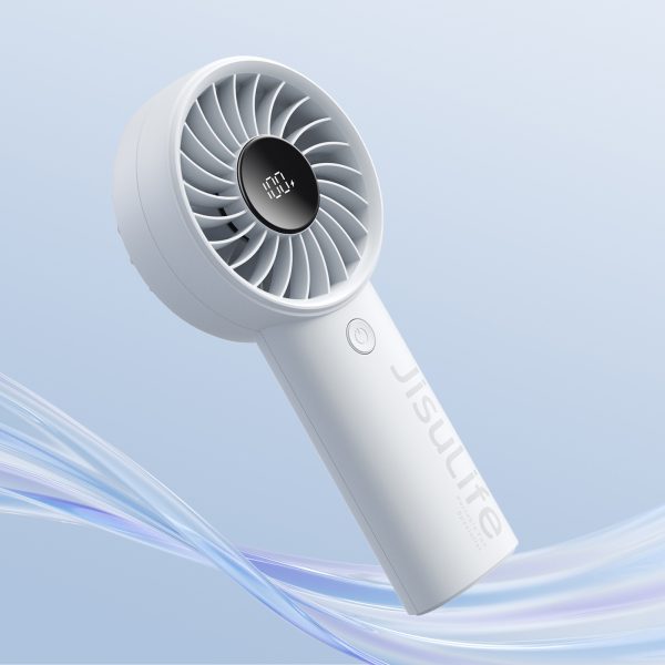 Mini rokas ventilators 3600mAh USB-C - pelēks