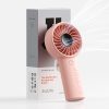 Mini rokas ventilators 3600mAh USB-C - rozā