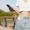 Mini portatīvais ventilators ar power bank funkciju un lukturīti, salokāms, 4500mAh USB-C - balts