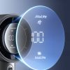 Mini pārnēsājams metāla ventilators 5000mAh USB-C LED - tumši pelēks