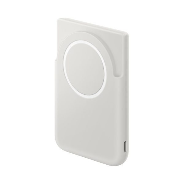 Samsung 5000mAh USB-C Qi2 MagSafe 25W bezvadu pārnēsājamais akumulators ar USB-C kabeli - pelēks