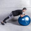Vingrošanas bumba ar pumpi 65 cm - zila