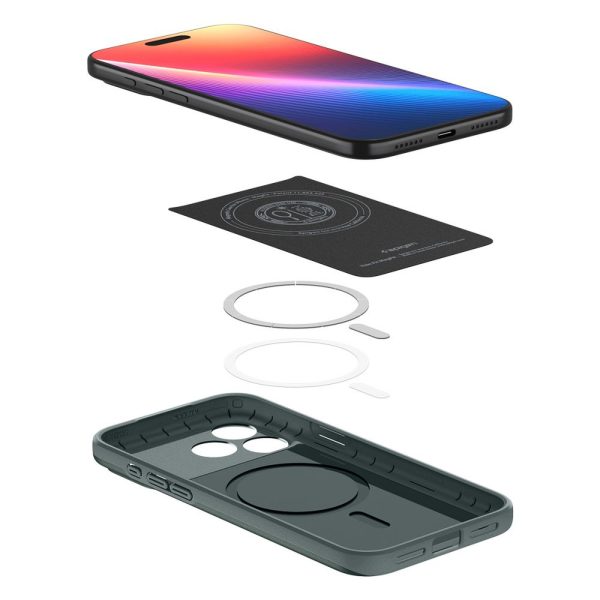 iPhone 17 Pro plāns MagSafe vāciņš — zaļš