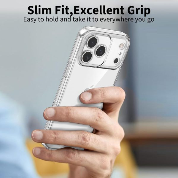 iPhone 17 Pro Max FlexAir vāciņš — caurspīdīgs
