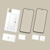 Rūdīts stikls Samsung Galaxy A16 4G / 5G / A26 5G / A17 4G / 5G Glass Fit+ melns - 2 gab.