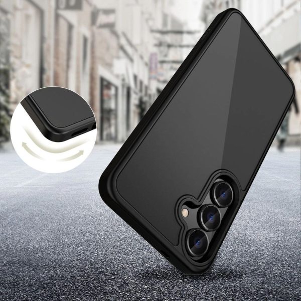 Samsung Galaxy A17 4G / 5G MagMat maciņš-apvalks - matēti melns