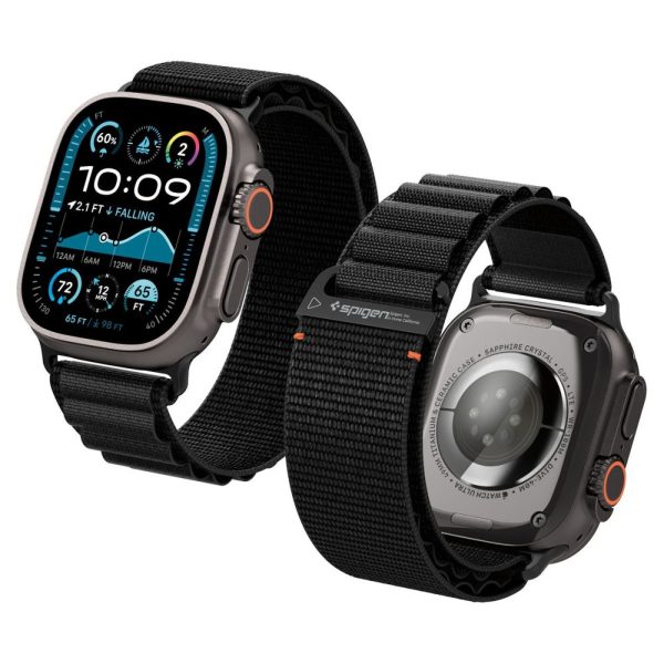 Apple Watch siksniņa 44 / 45 / 46 / 49 mm - melna