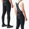 Garas riteņbraukšanas bikses ar lencītēm un polsterējumu, M izmērs - melnas