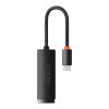 Ārējais USB-C RJ-45 tīkla adapteris 1 Gbps 1000 Mbps melns