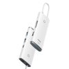 Daudzfunkcionāls centrmezgls Lite sērija USB-C 2x USB PD HDMI SD/TF balts