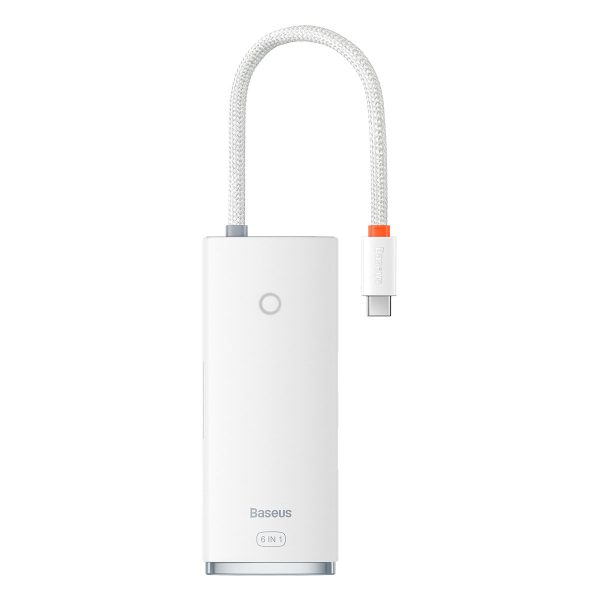 Daudzfunkcionāls centrmezgls Lite sērija USB-C 2x USB PD HDMI SD/TF balts