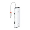 Daudzfunkcionāls centrmezgls Lite sērija USB-C 2x USB PD HDMI SD/TF balts