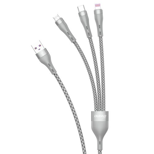 1020458-1-3w1-kabel-przewod-usb-lightning-microu-dudao-hurtownia-sklep.jpg 3in1 kabelis USB - Lightning microUSB USB-C 65W 1.2m pelēks