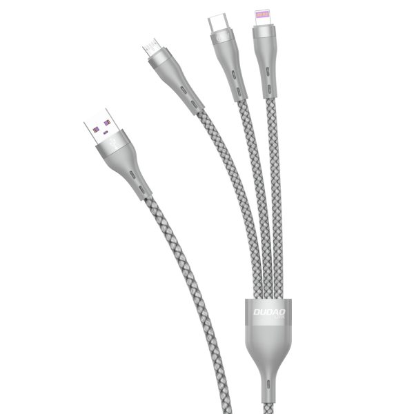 1020458-1-3w1-kabel-przewod-usb-lightning-microu-dudao-hurtownia-sklep.jpg 3in1 kabelis USB - Lightning microUSB USB-C 65W 1.2m pelēks