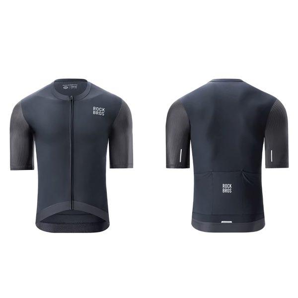 1034124-3-koszulka-rowerowa-krotki-rekaw-xs-czarna-rockbros-hurtownia-dropshipping.jpg Velosipēda krekls ar īsām piedurknēm, XS izmērs, melns