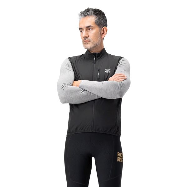 Termiskā riteņbraukšanas veste XXXXL izmērs - melna