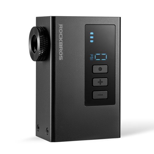 Uzlādējams LED kompresora sūknis 420mAh 120 psi - melns